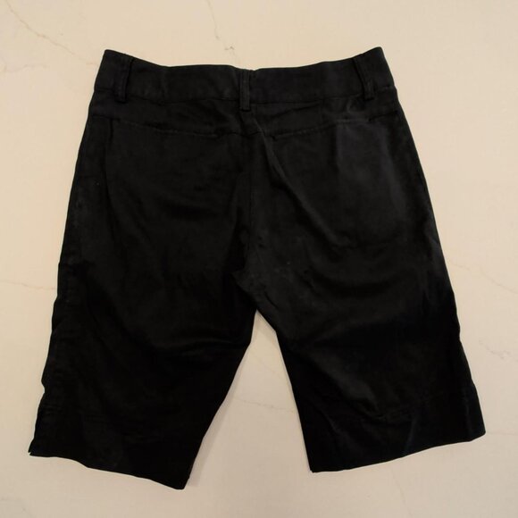 Adidas Sz 6 Women Shorts Black Stretch Pockets Performance Zip Fly Golf Bermuda - Picture 5 of 10